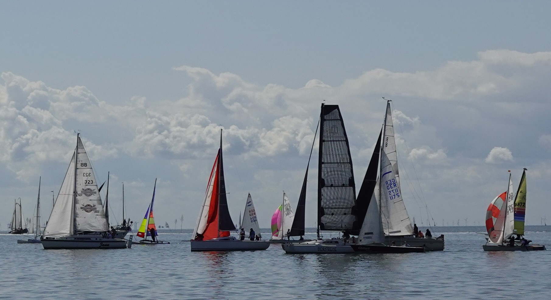 70. Jubiläumsregatta auf dem Juister Watt